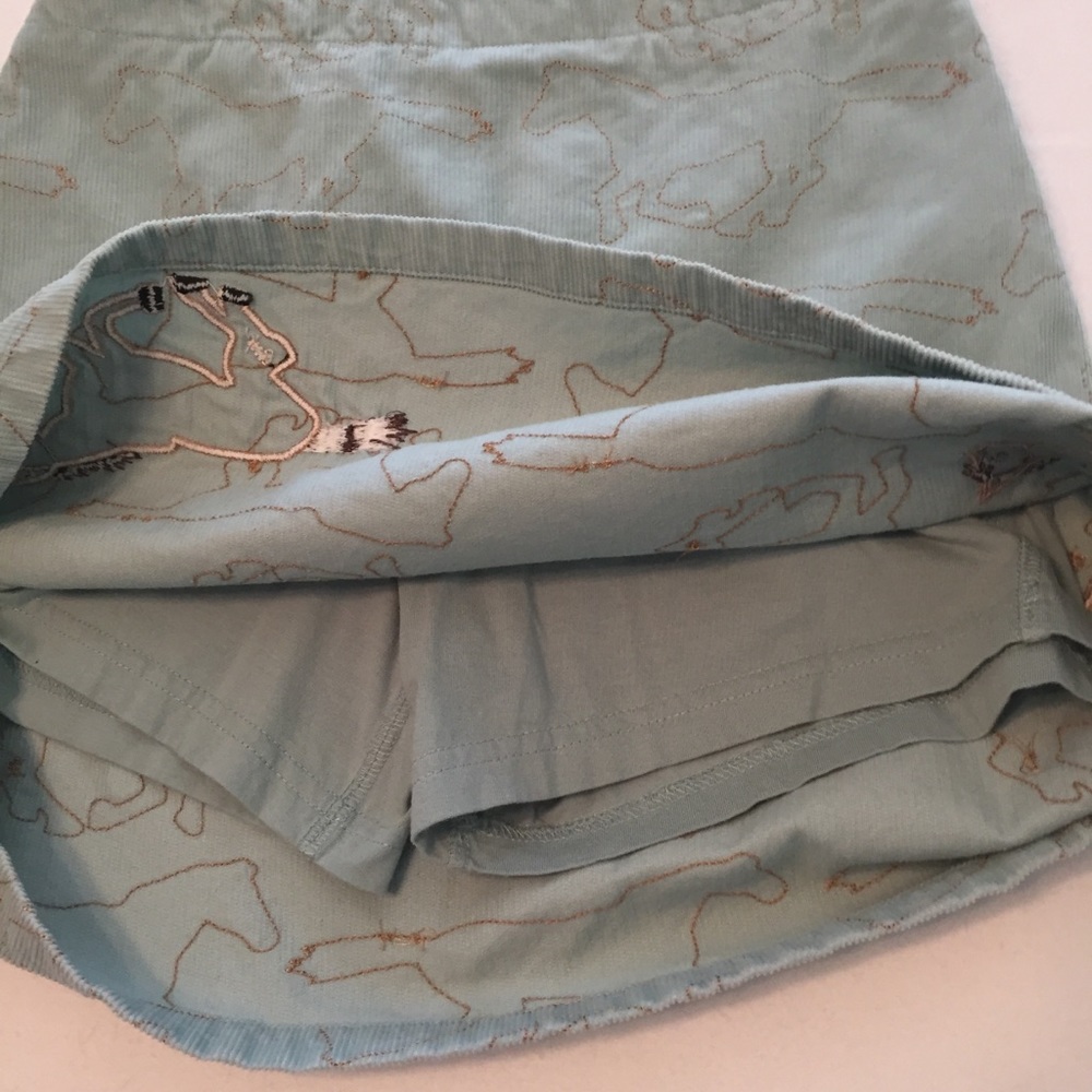 Lands End Corduroy Horse Skirt. size 12 - Picture 6 of 7